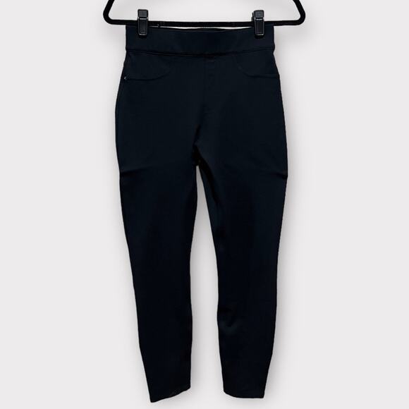 Spanx The Perfect Black Pant Ponte Knit Skinny Pants Size S - Picture 3 of 16